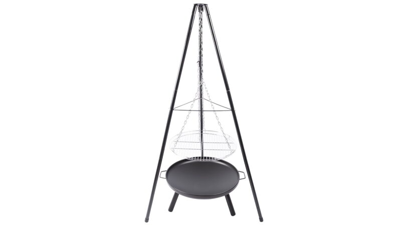 el paso barbecue tripod zwart/zilver