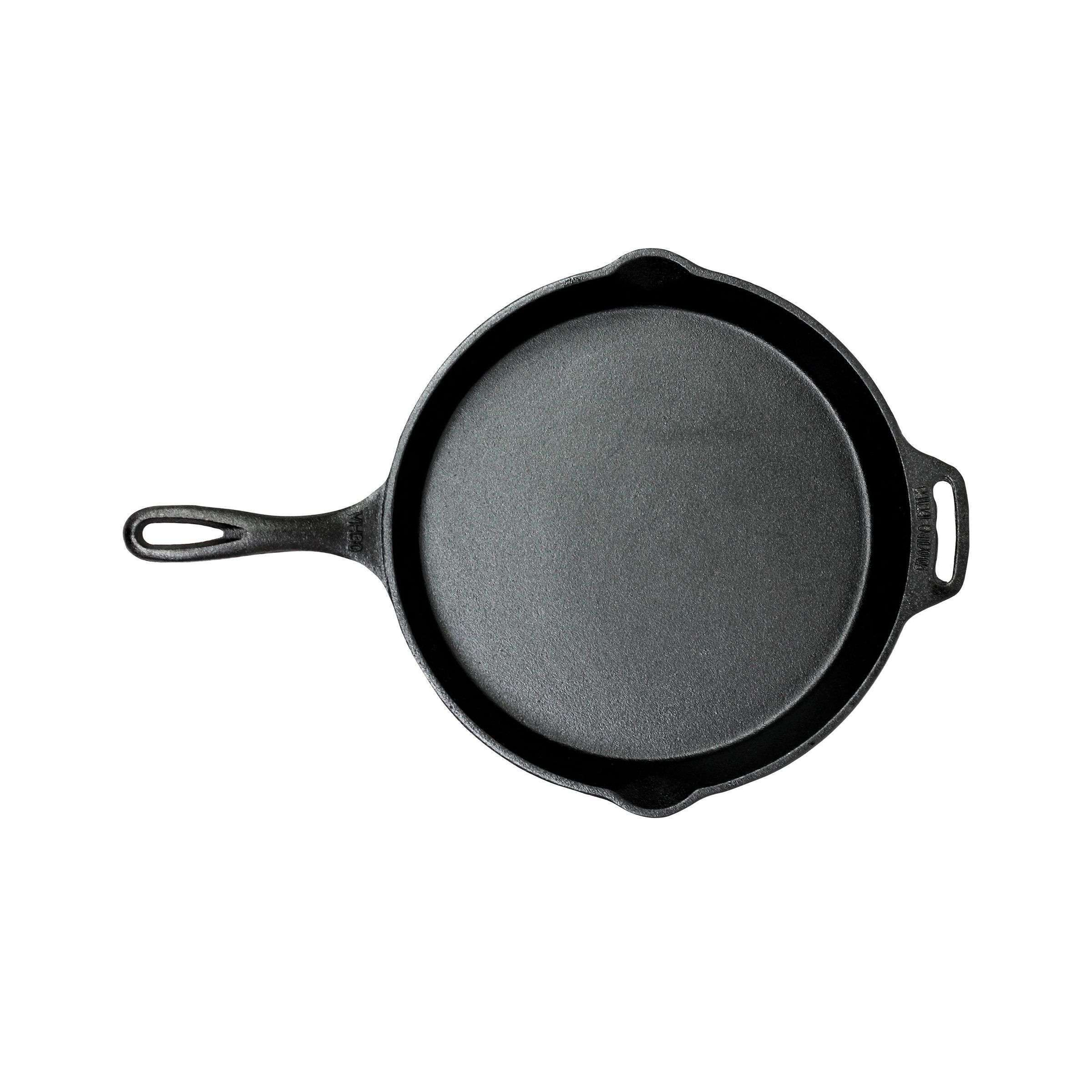 skillet koekenpan gietijzer met steel Ø 30 cm