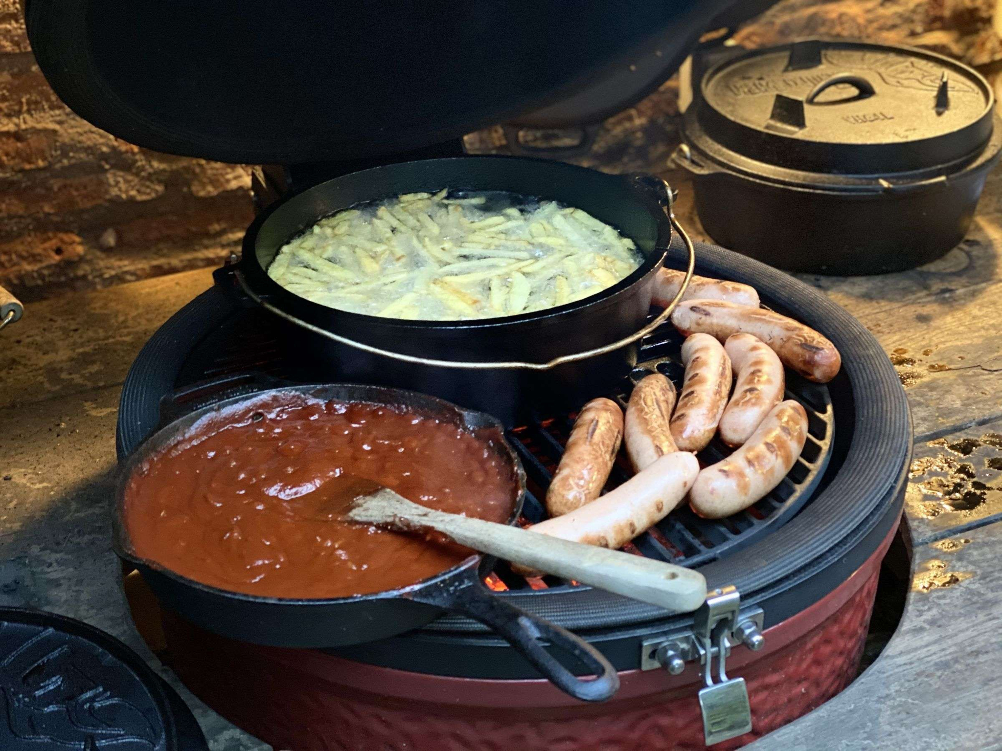 skillet koekenpan gietijzer met steel Ø 25 cm