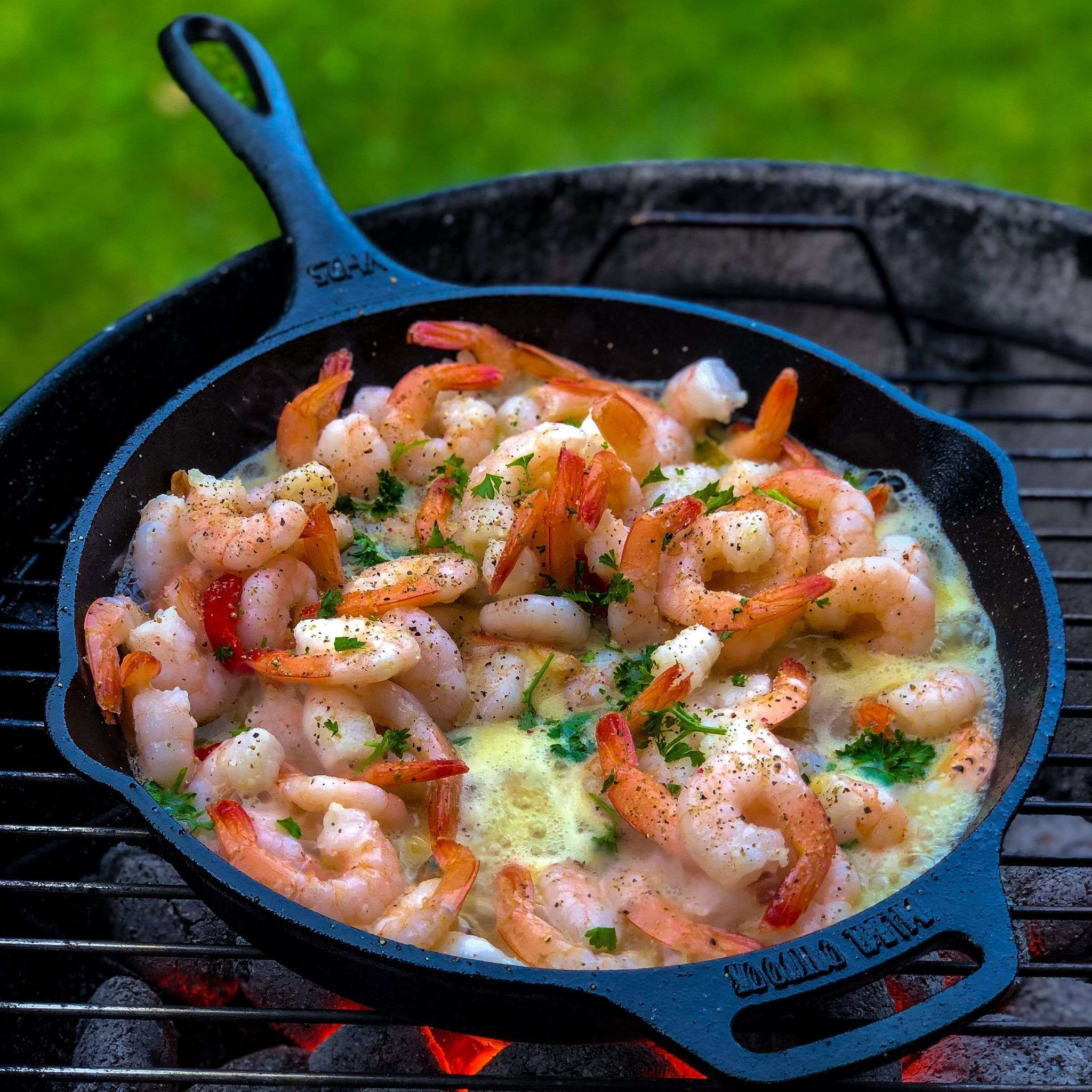 skillet koekenpan gietijzer met steel Ø 25 cm