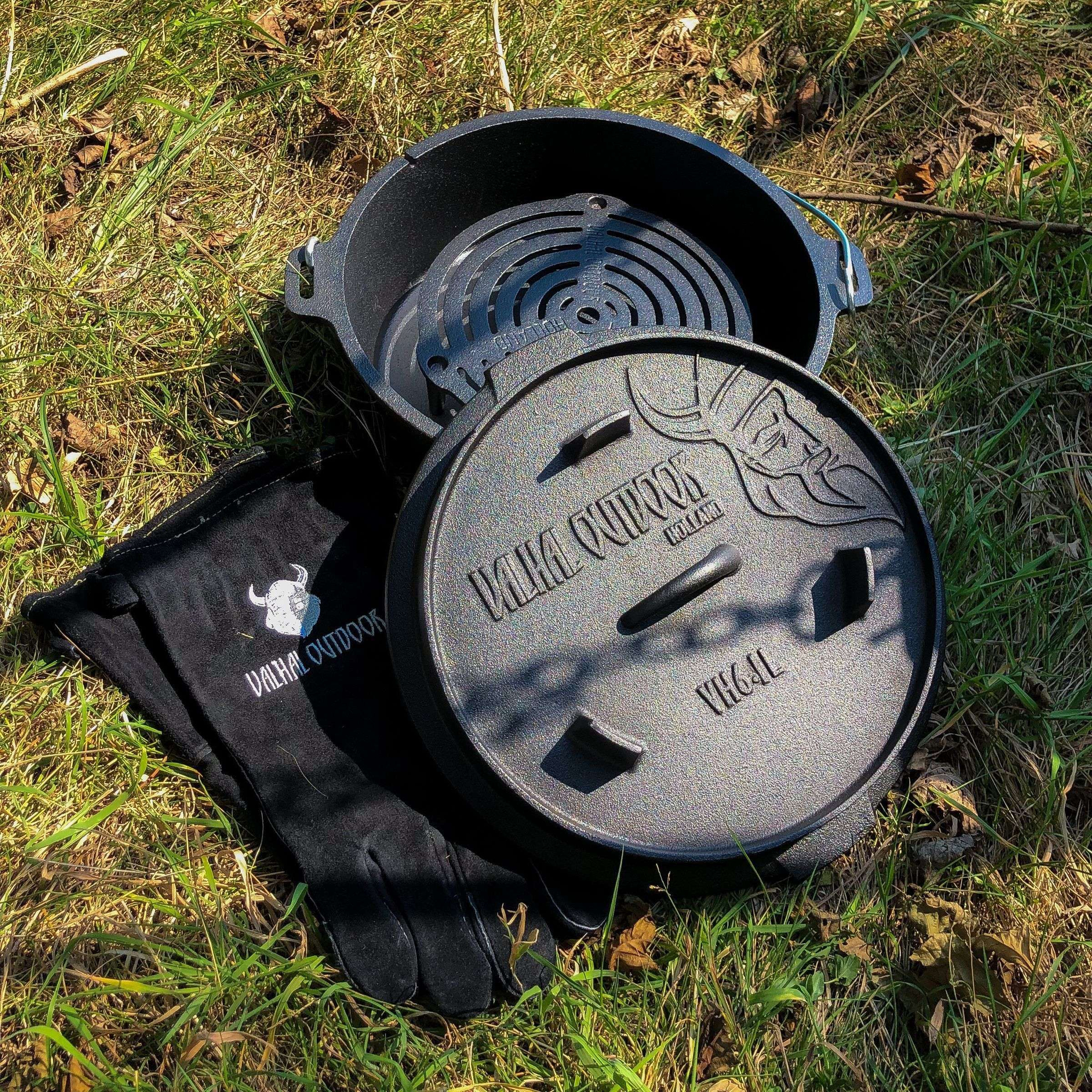 dutch oven braadpan gietijzer 6,1 liter