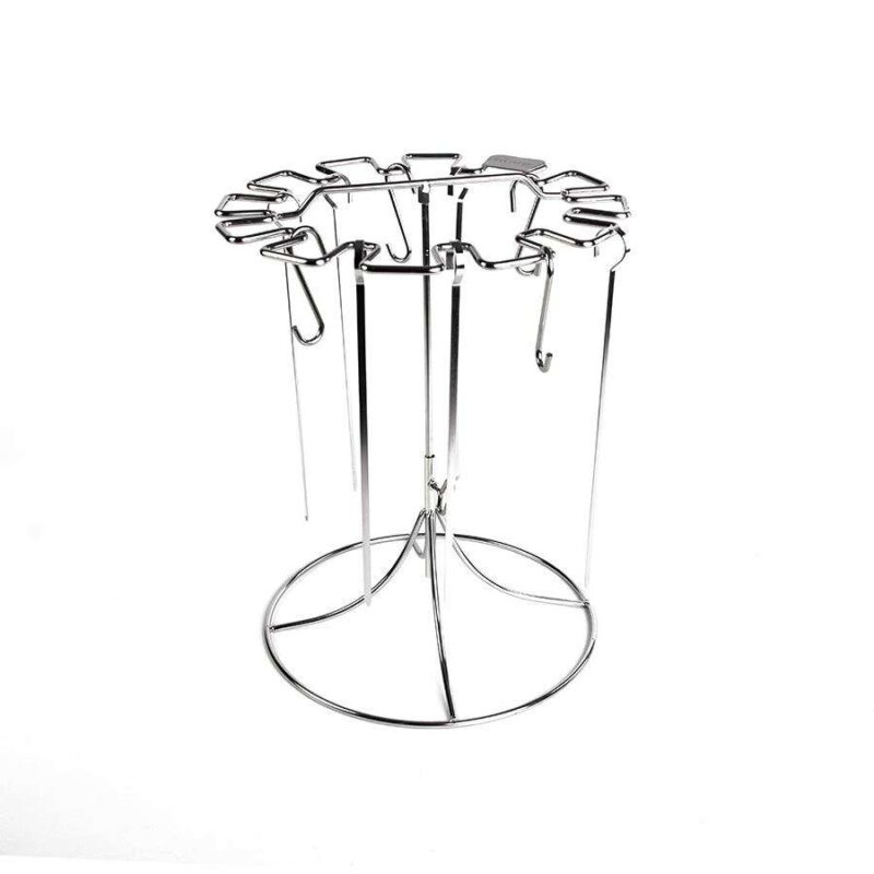 bbq accessoire tandoorrek met 6 haken en spiezen