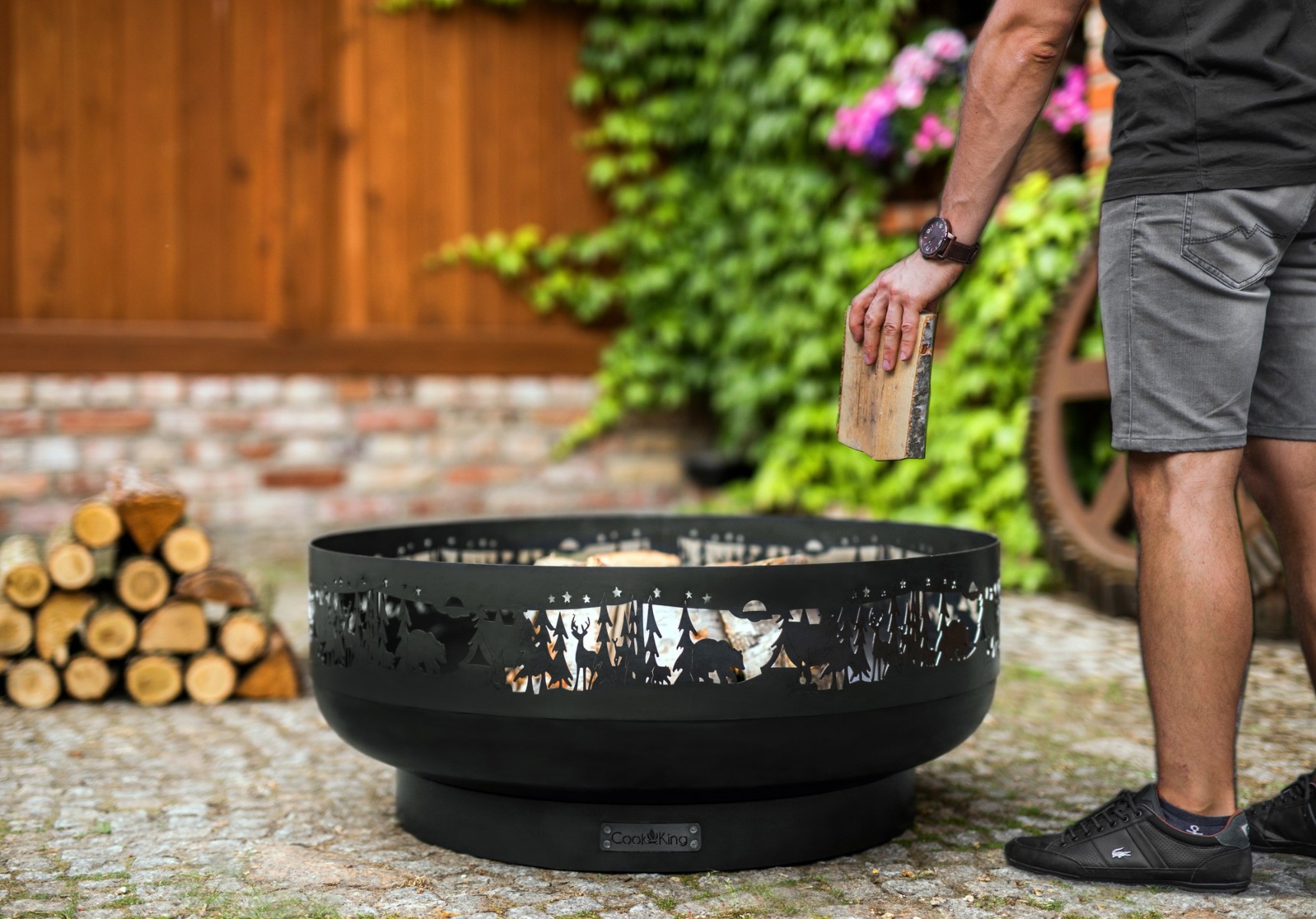 80 cm fire bowl “forest”