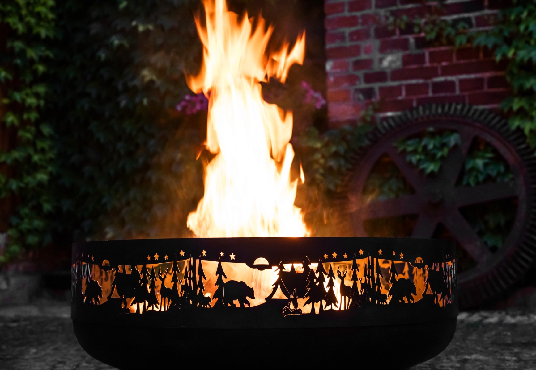 80 cm fire bowl “forest”