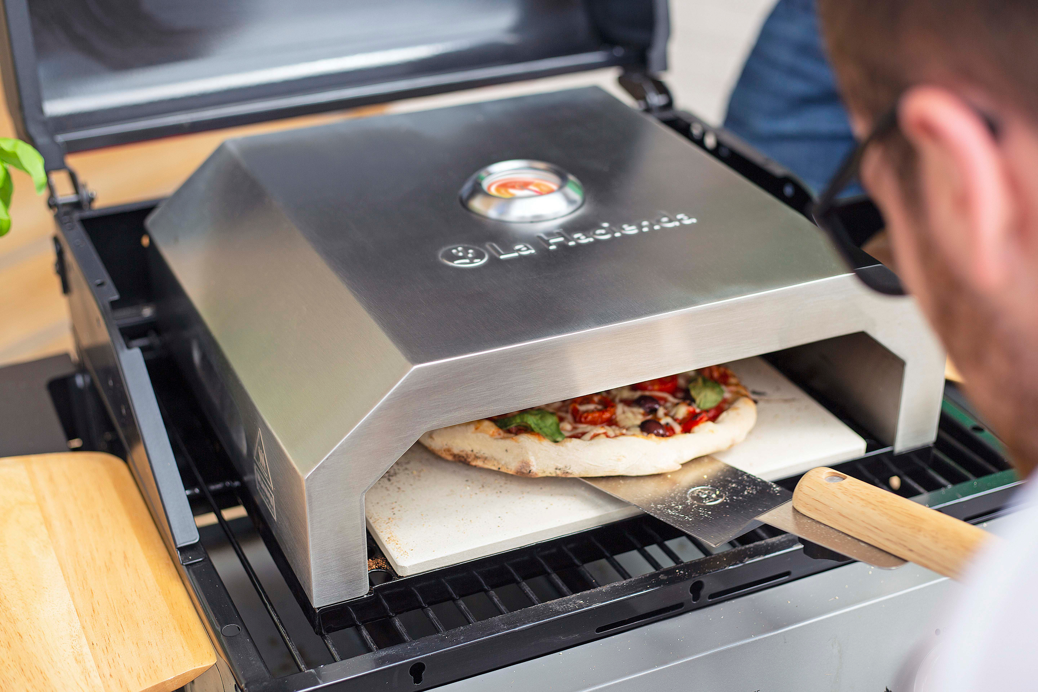 bbq pizza oven stainless steel