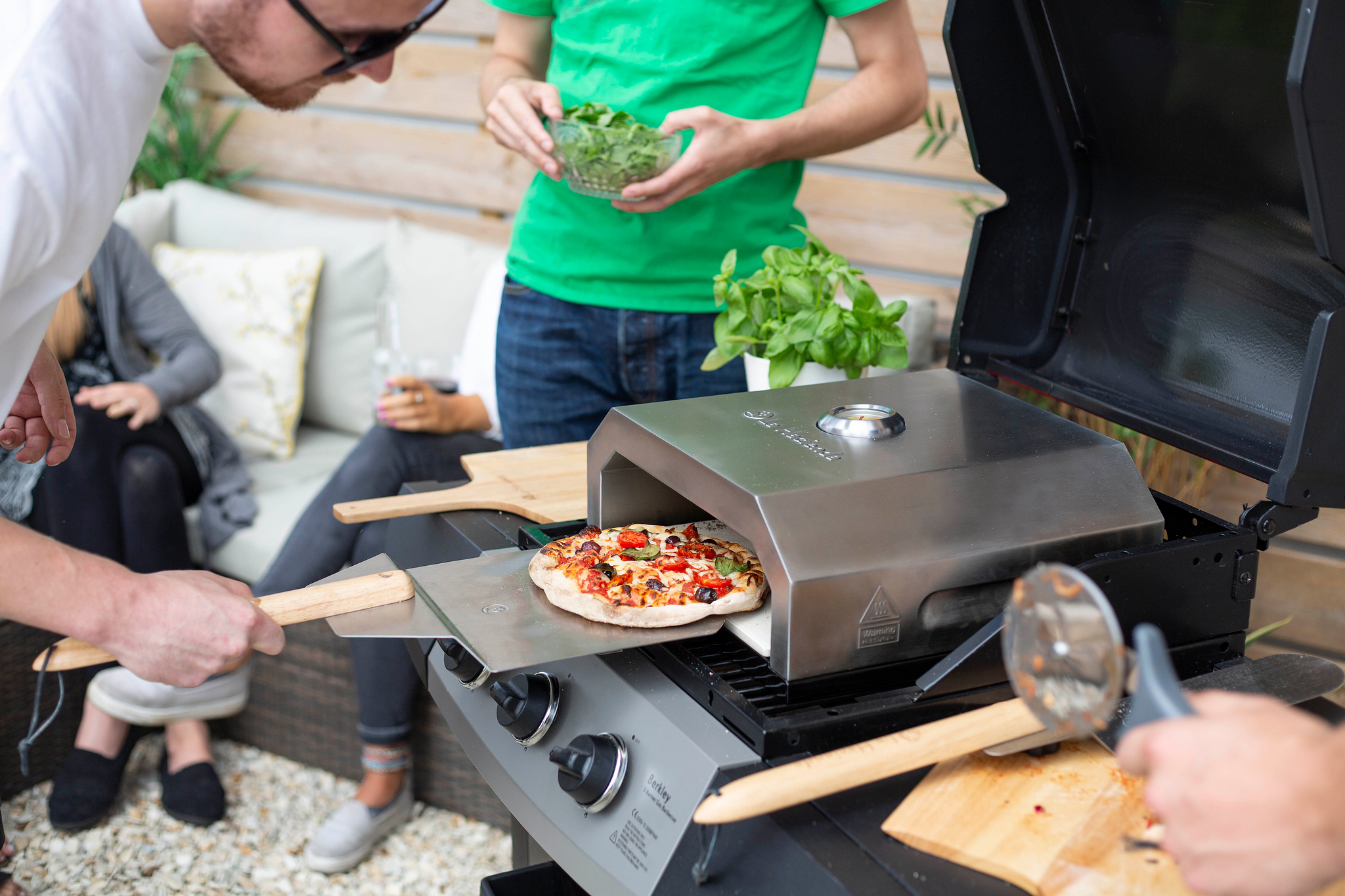 bbq pizza oven stainless steel