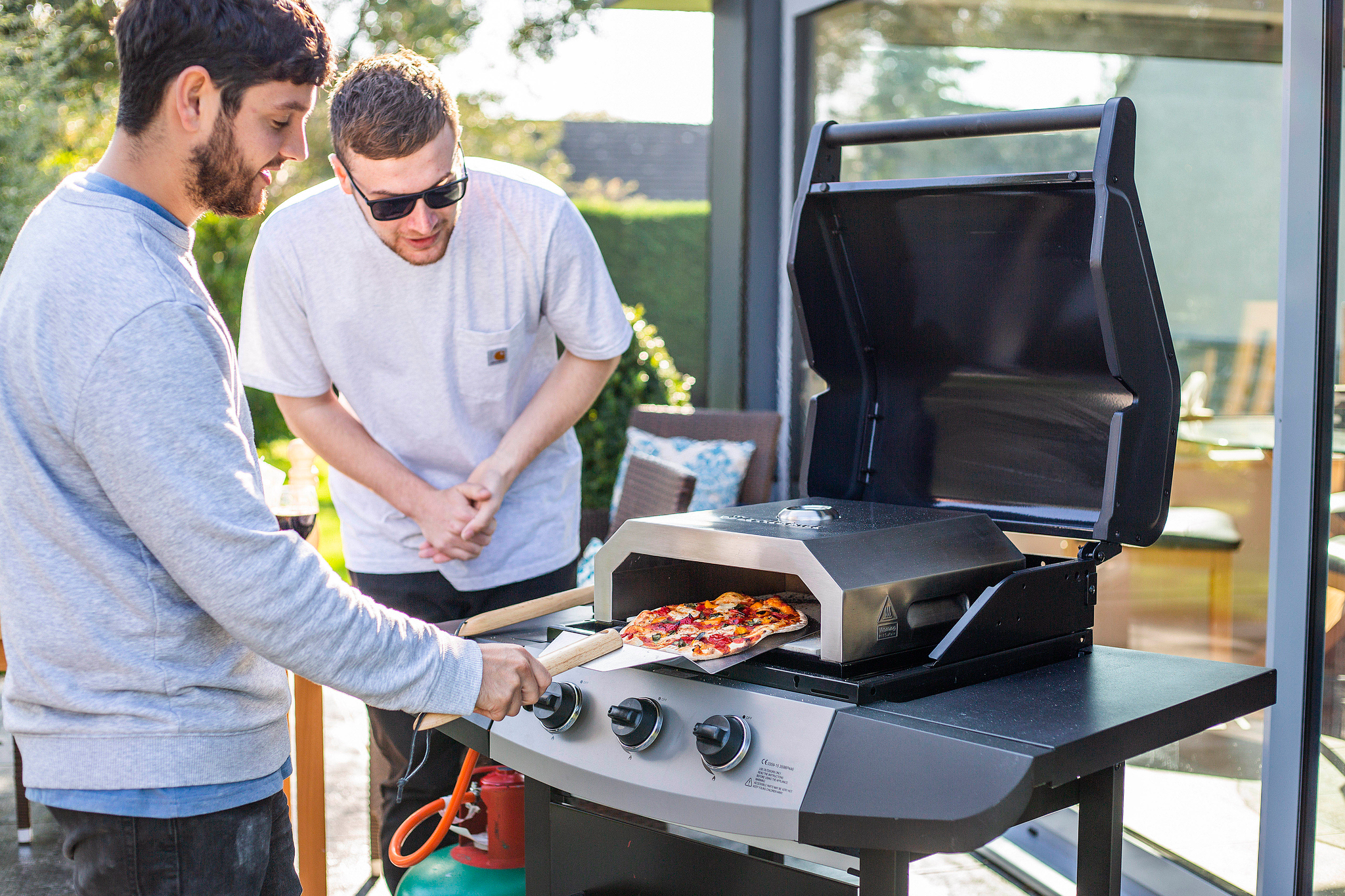 bbq pizza oven stainless steel