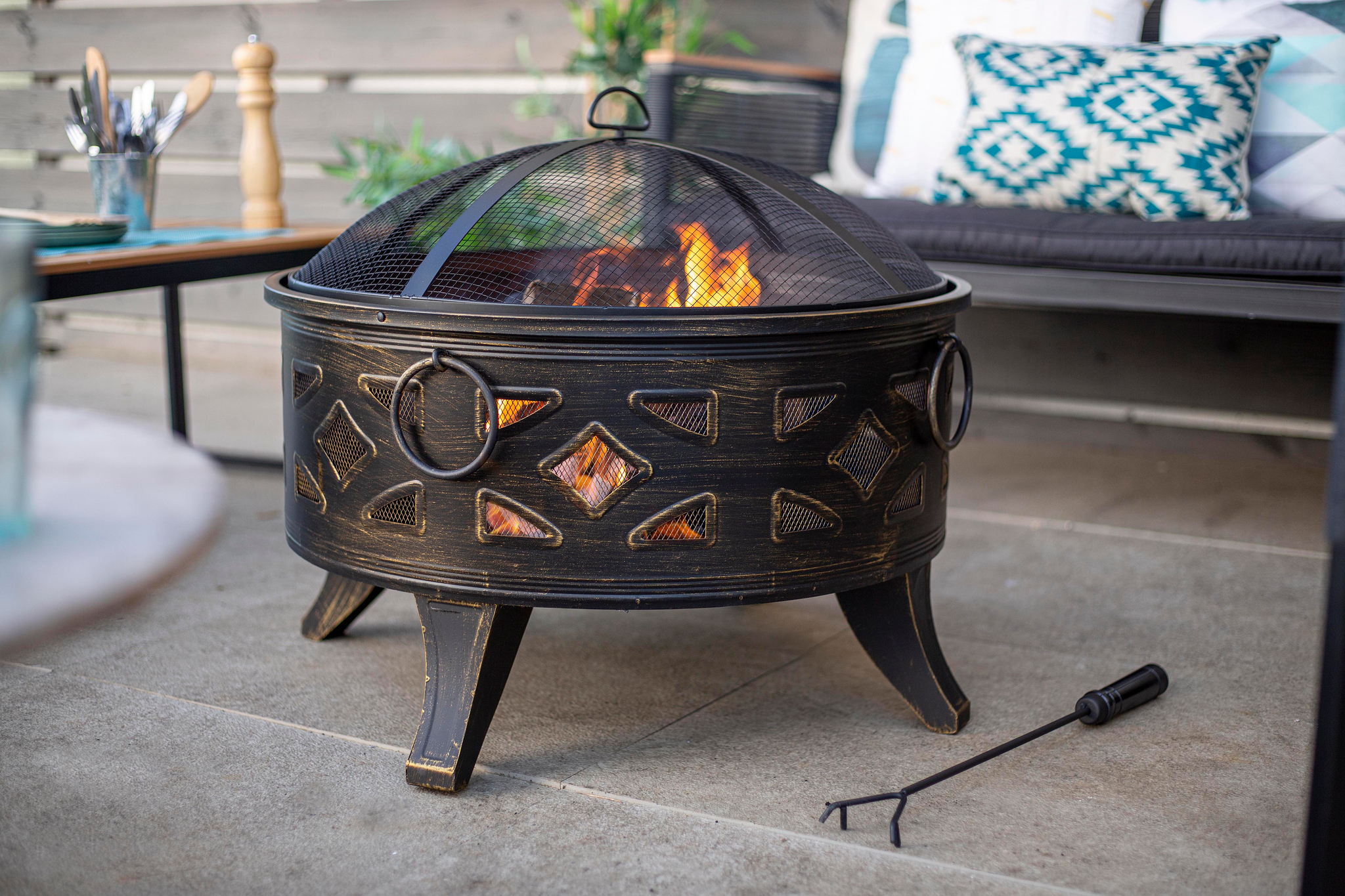 fire basket diamond