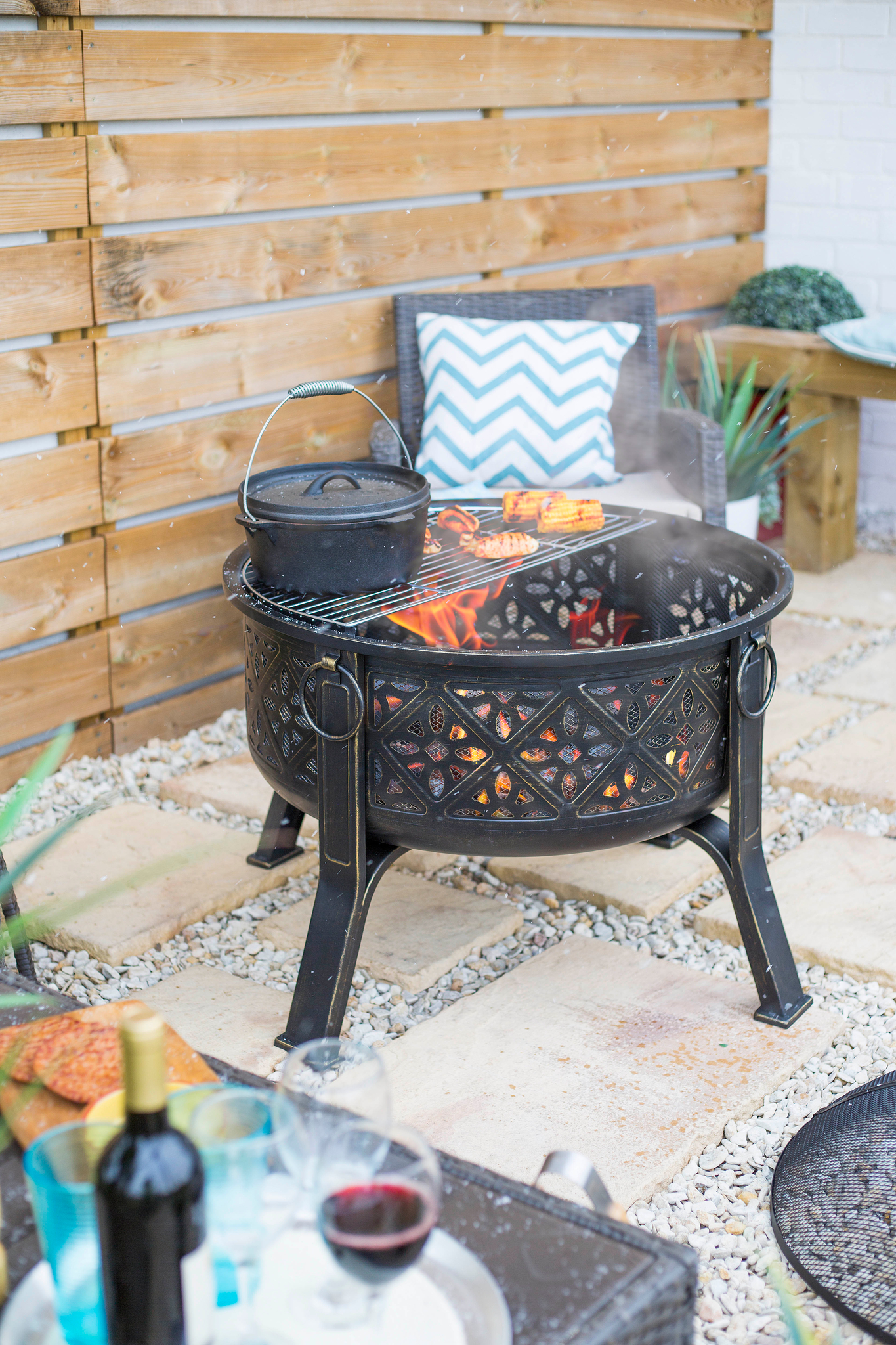 fire basket moresque