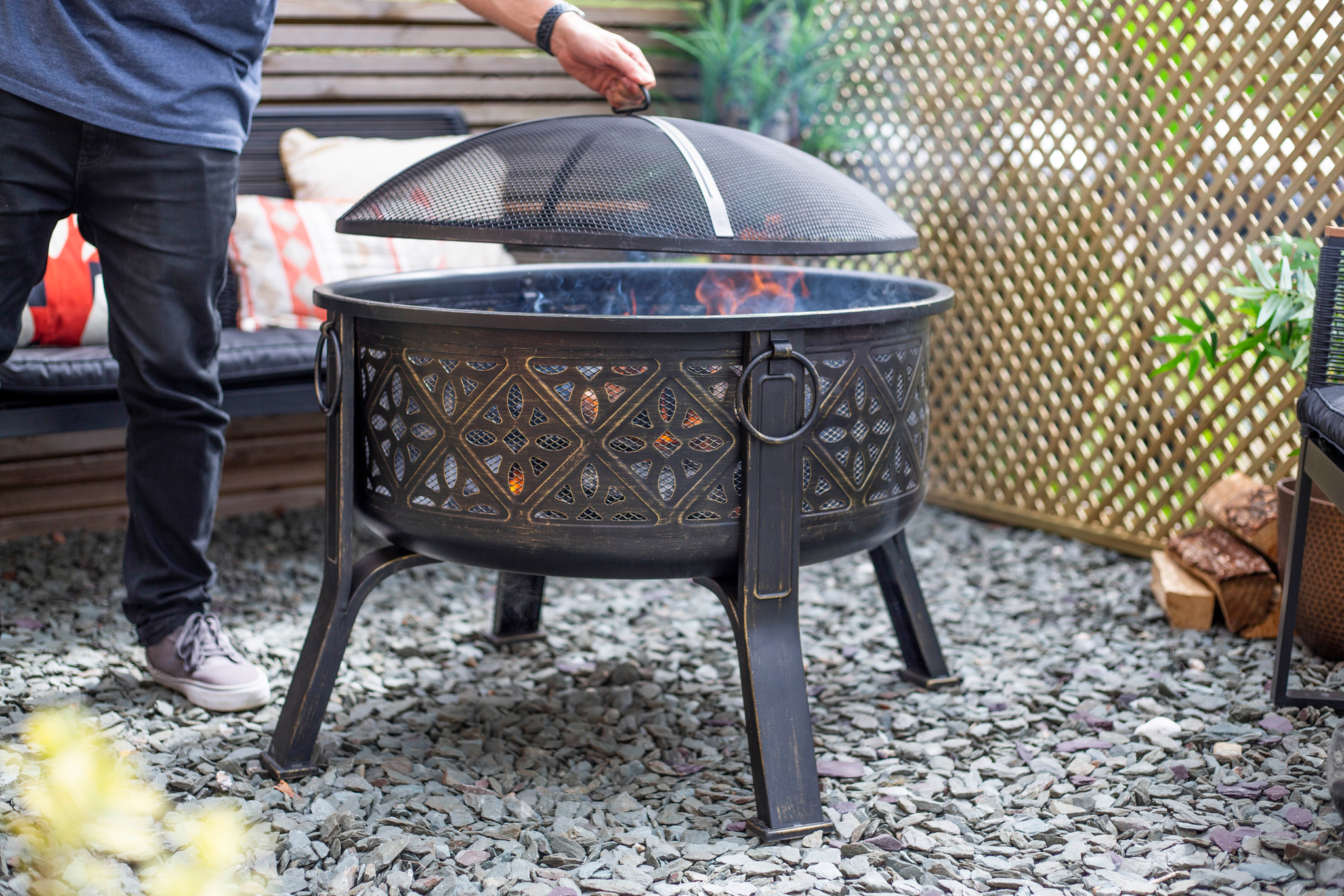 fire basket moresque