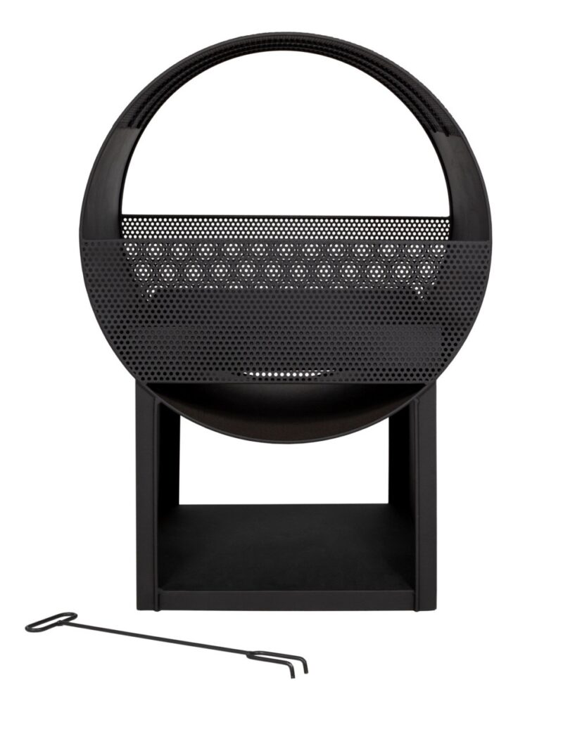 round fireplace camacha