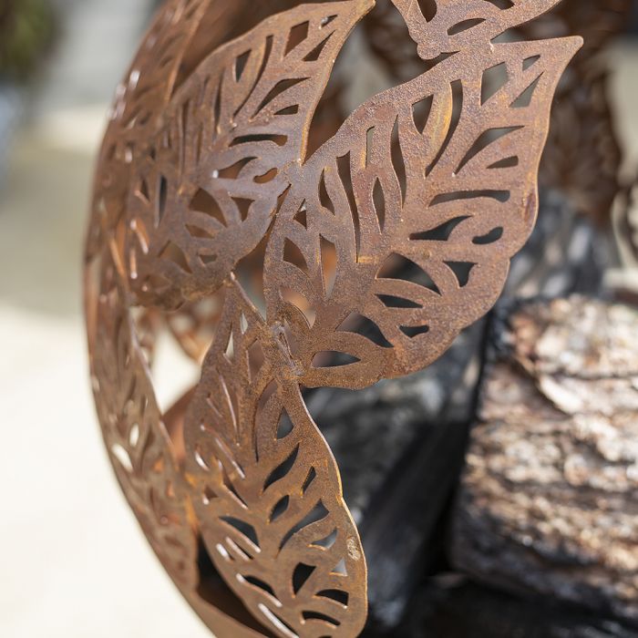 leaves mini globe