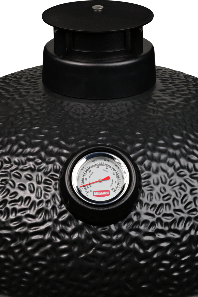 grill guru prime satin black medium – keramische kamado bbq Ø40 cm