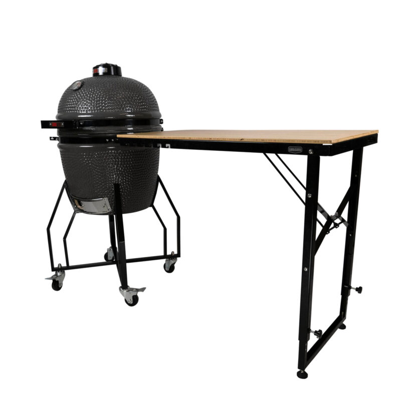 grill guru extended side table – uitklapbare zijtafel voor kamado