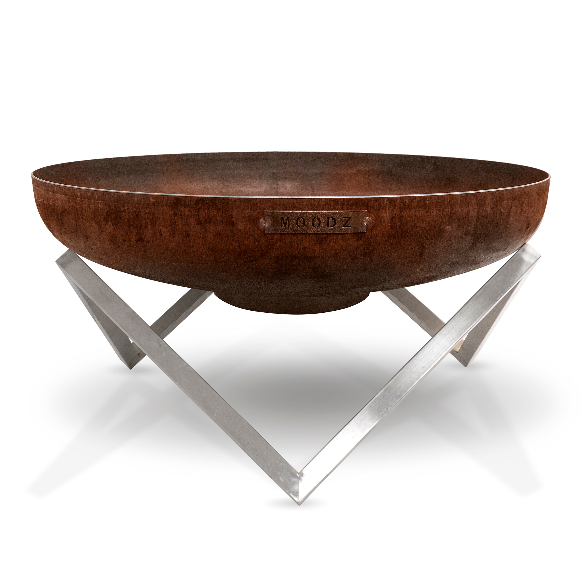 moodz fire bowl 80 corten steal