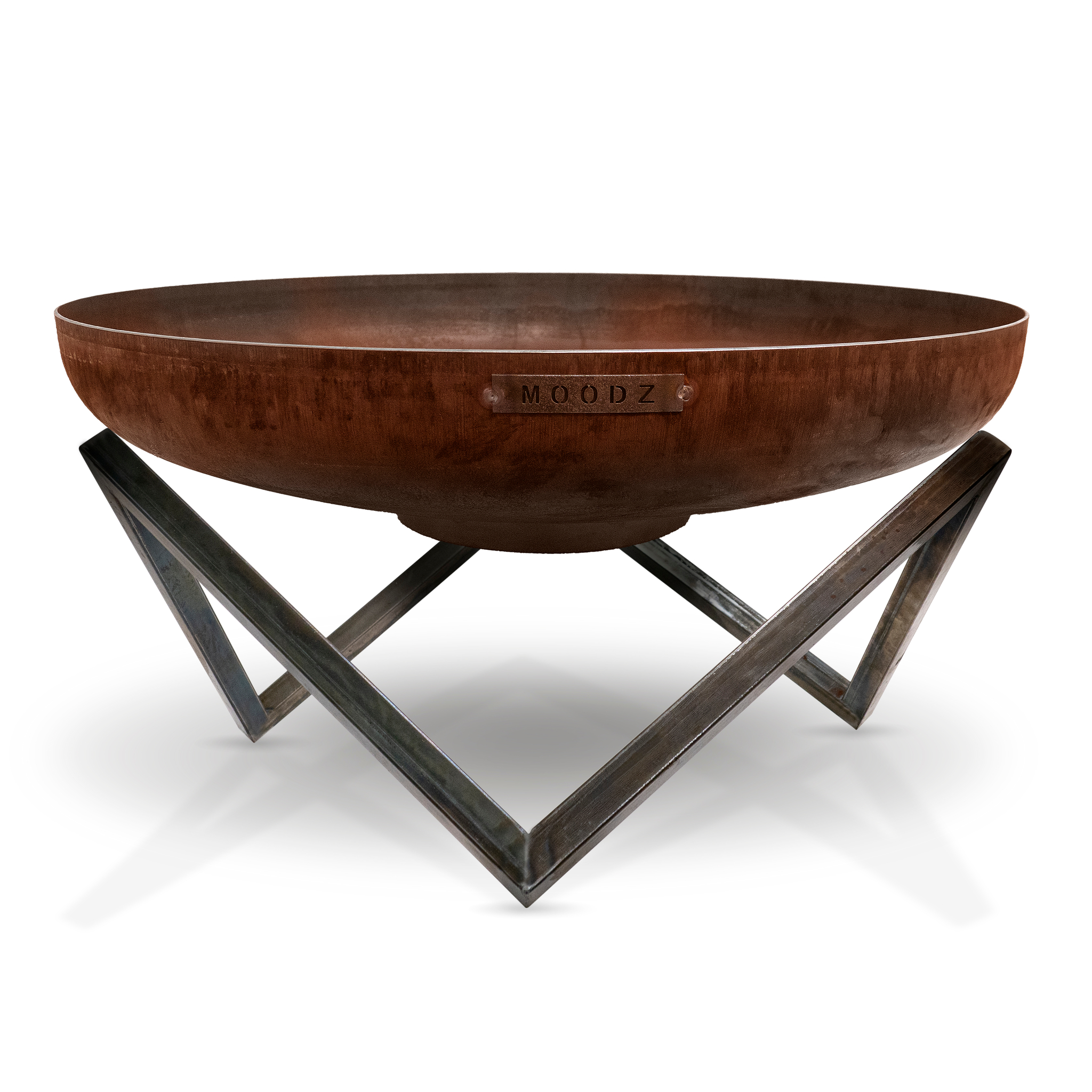 moodz fire bowl 80 corten steal