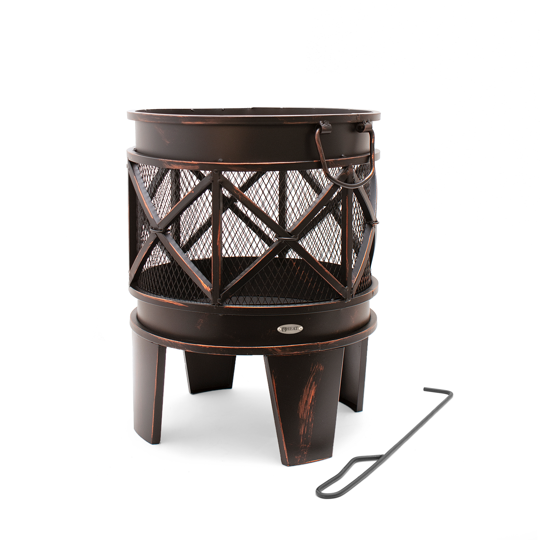 heat firecask firepit