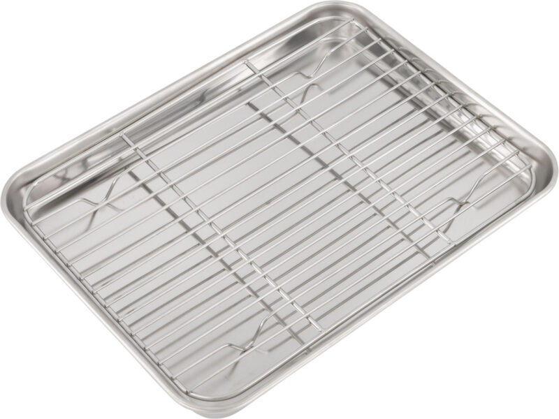 grill guru tray & cooling rack medium – druipbak & koelrek