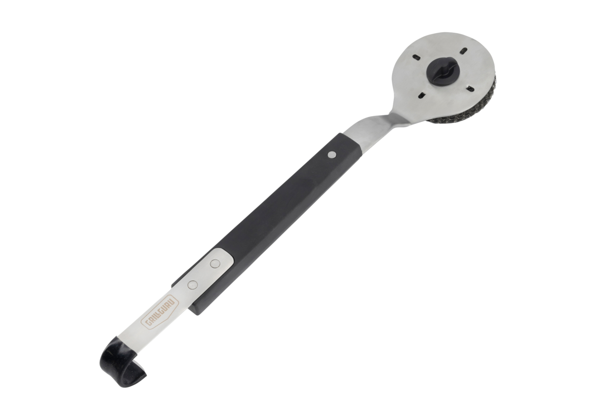 grill guru bbq round brush – ronde rvs grillborstel