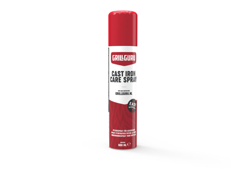 grill guru cast iron care spray 600 ml – onderhoudsspray voor gietijzer