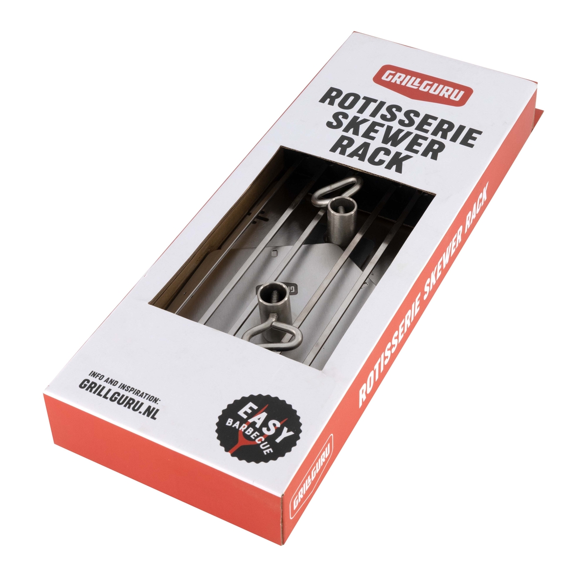 grill guru rotisserie skewer rack large – spiesenrek voor kamado