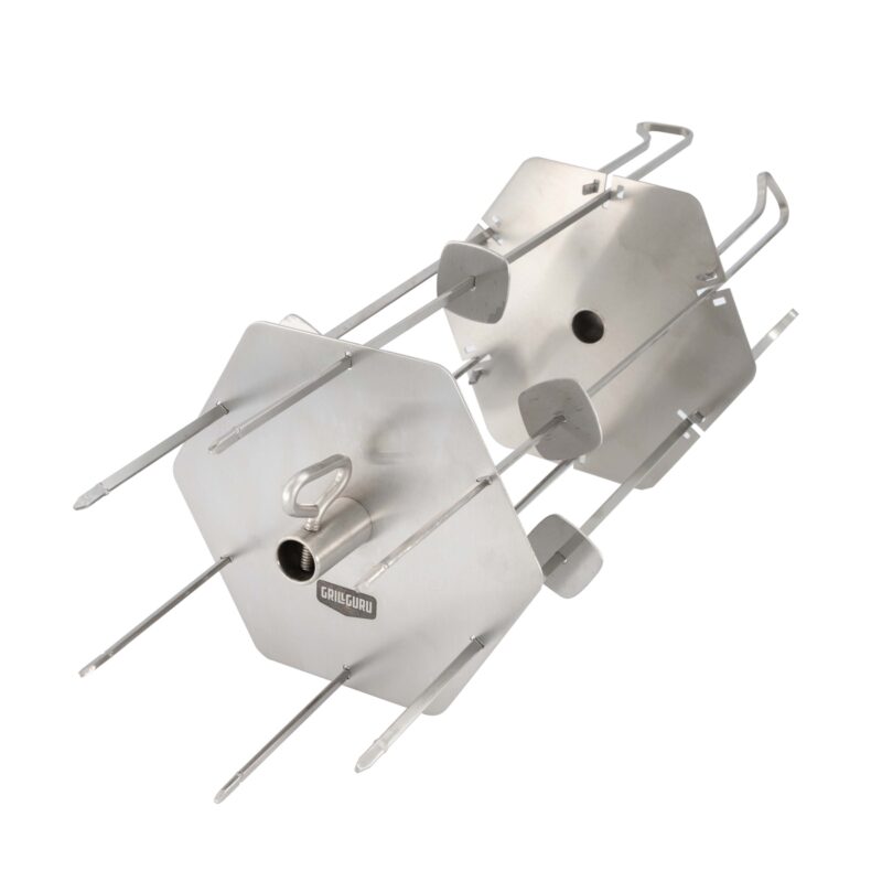 grill guru rotisserie skewer rack large – spiesenrek voor kamado