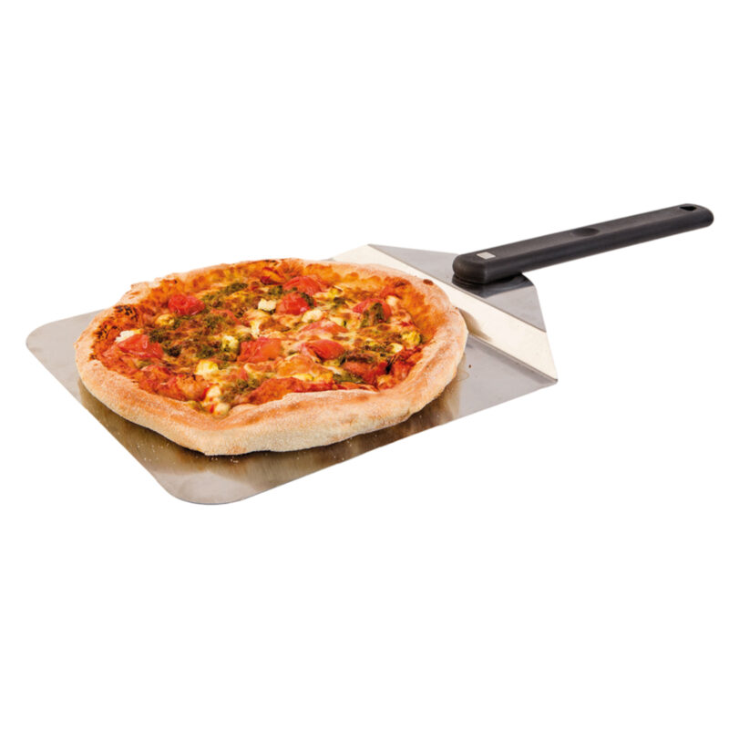 grill guru pizza peel steel foldable – opvouwbare stalen pizzaschep