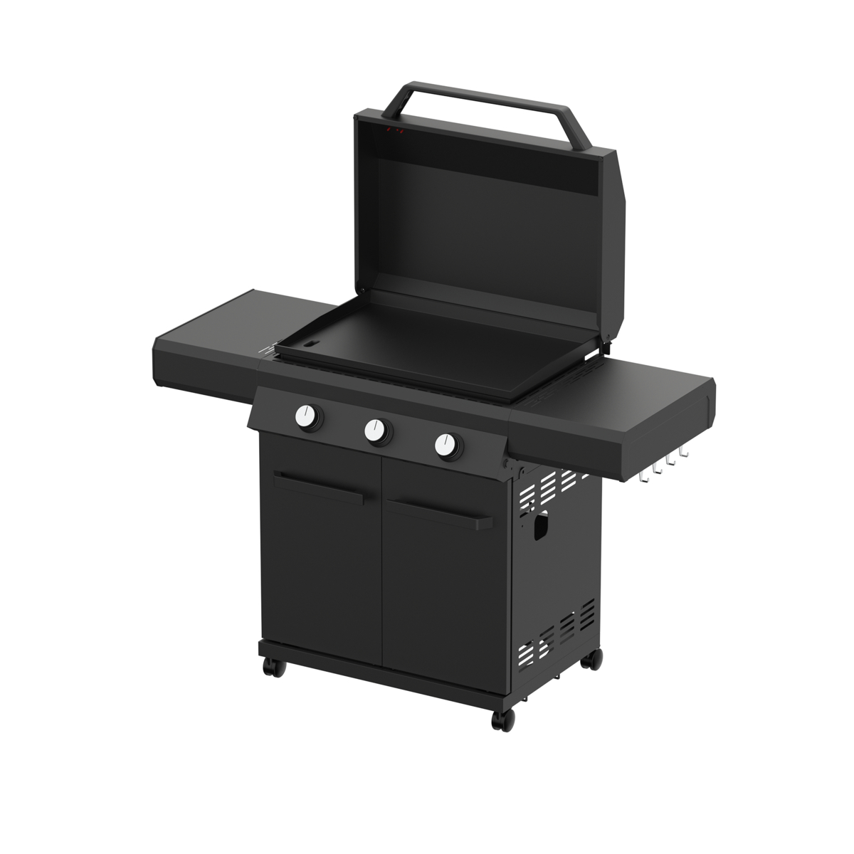grill guru gas plancha – professionele gasbakplaat