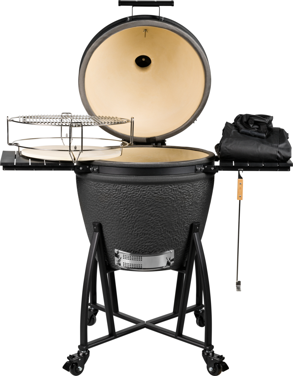 grill guru prime matt black xl – keramische kamado bbq Ø55 cm