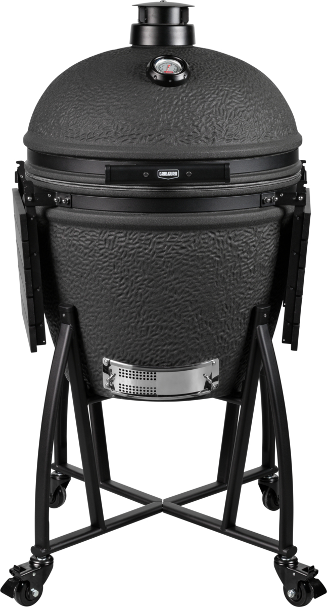 grill guru prime matt black xl – keramische kamado bbq Ø55 cm