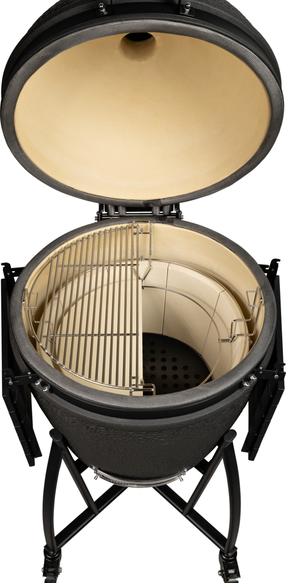 grill guru prime matt black xl – keramische kamado bbq Ø55 cm