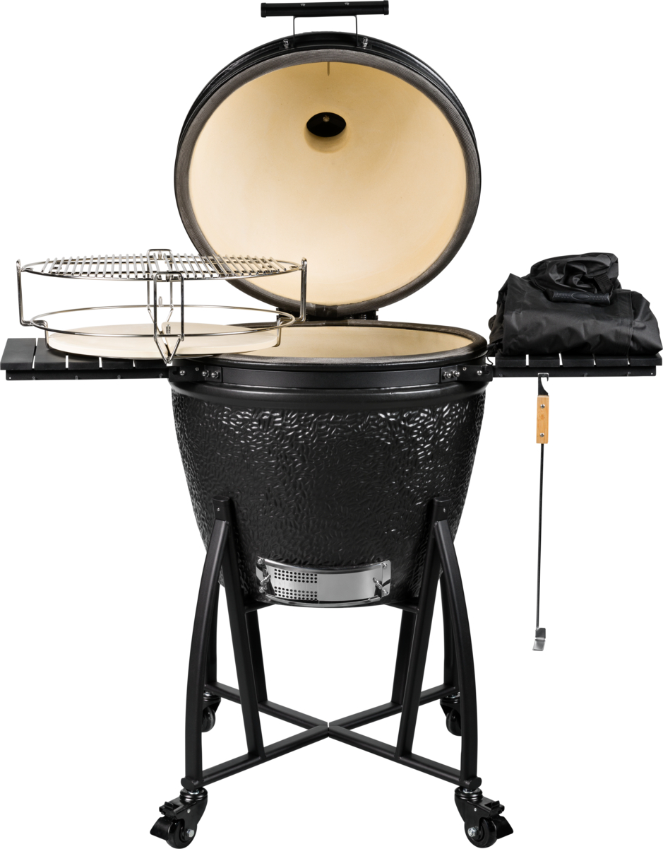 grill guru prime satin black xl – keramische kamado bbq Ø55 cm