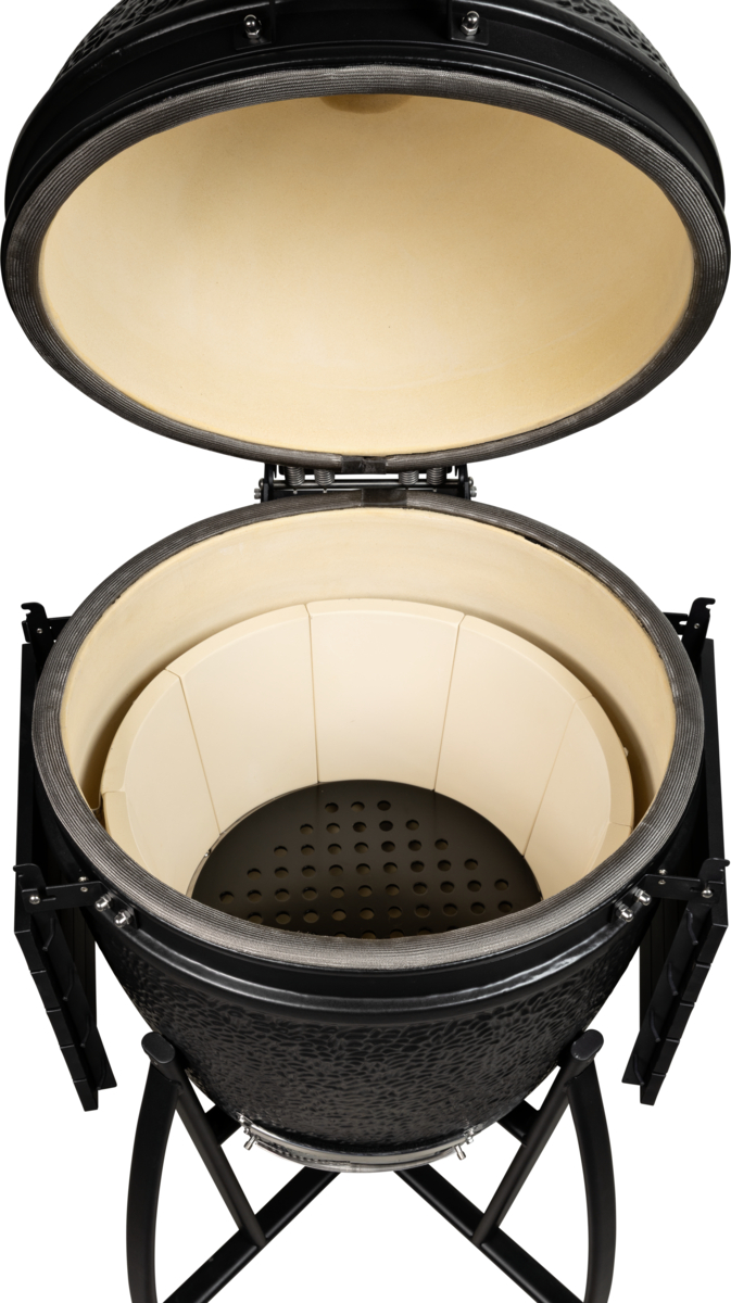 grill guru prime satin black xl – keramische kamado bbq Ø55 cm