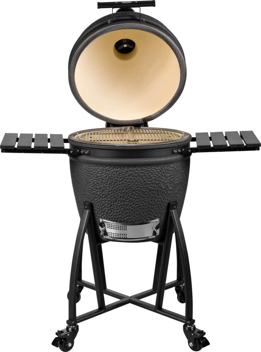 grill guru prime satin black large – keramische kamado bbq Ø47 cm
