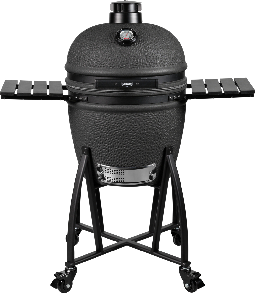 grill guru prime satin black large – keramische kamado bbq Ø47 cm
