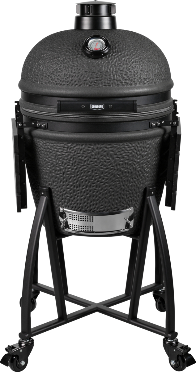 grill guru prime satin black large – keramische kamado bbq Ø47 cm