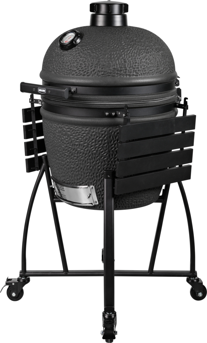 grill guru prime satin black large – keramische kamado bbq Ø47 cm