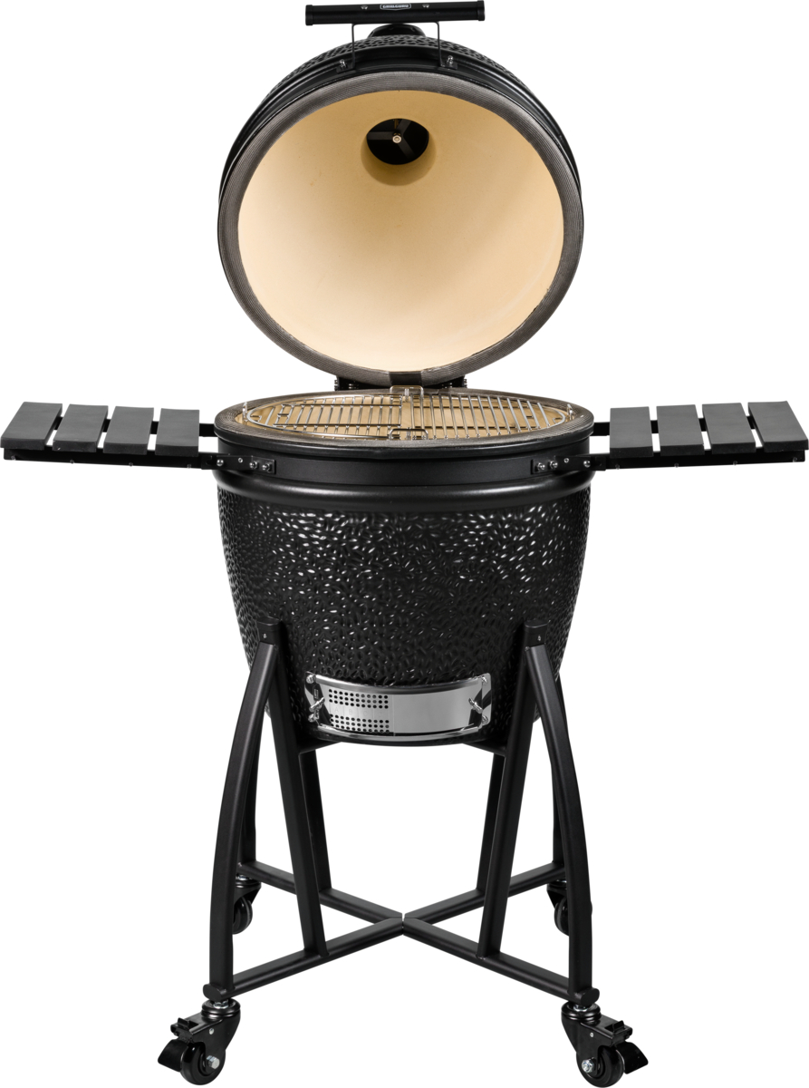 grill guru prime satin black large – keramische kamado bbq Ø47 cm