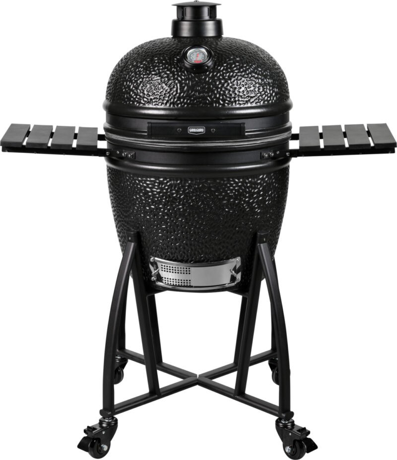 grill guru prime satin black large – keramische kamado bbq Ø47 cm