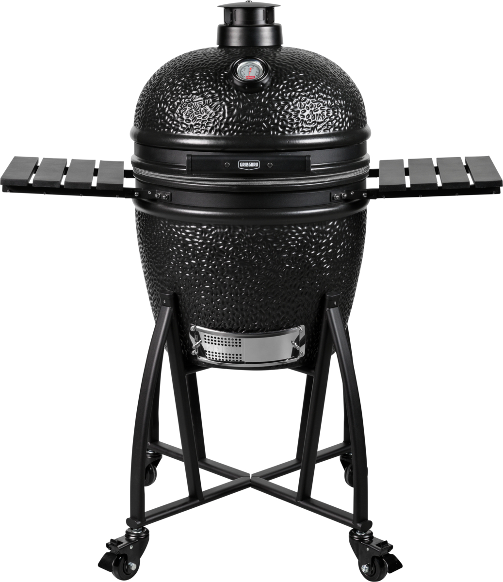 grill guru prime satin black large – keramische kamado bbq Ø47 cm