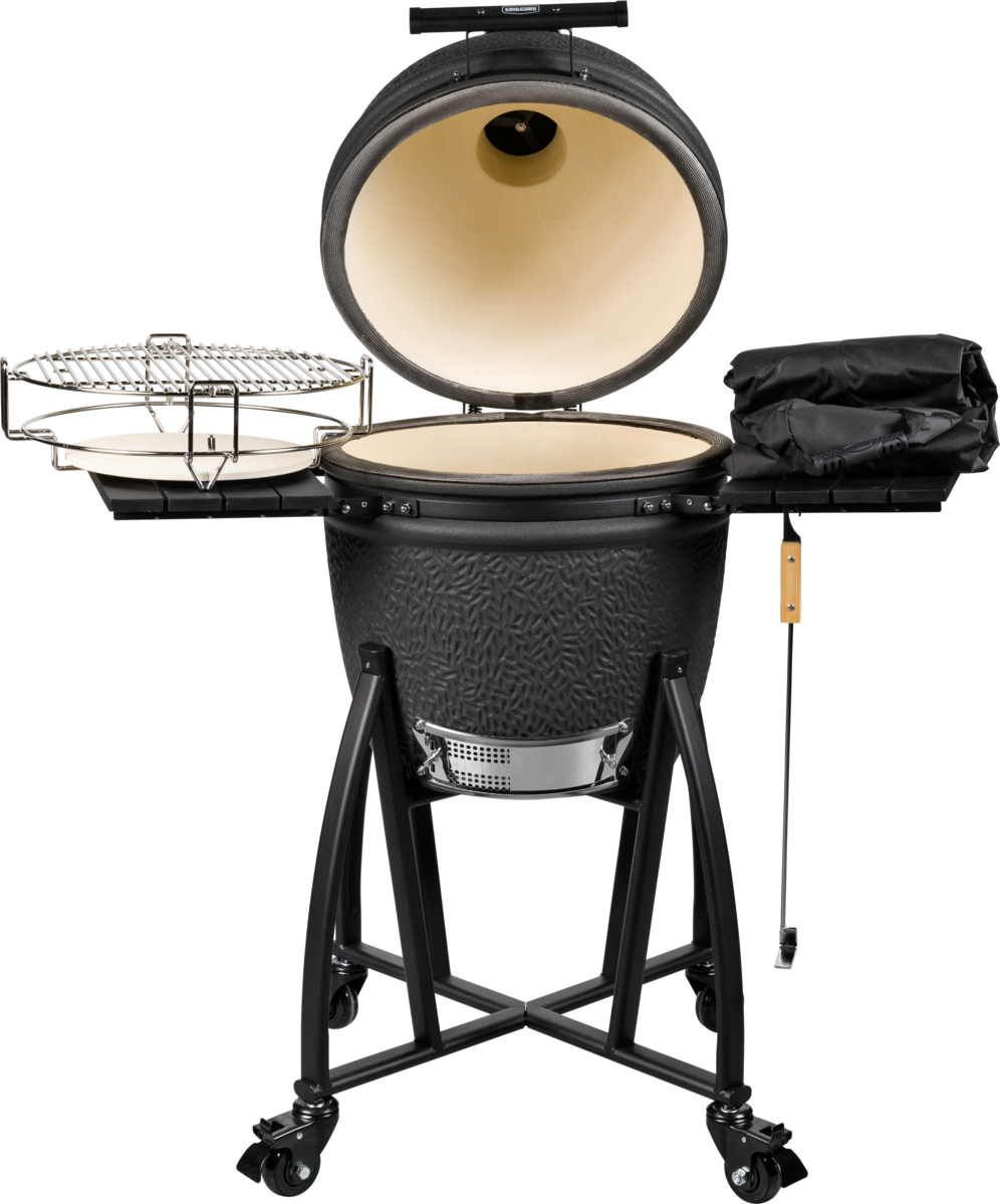 grill guru prime matt black medium – keramische kamado bbq Ø40 cm