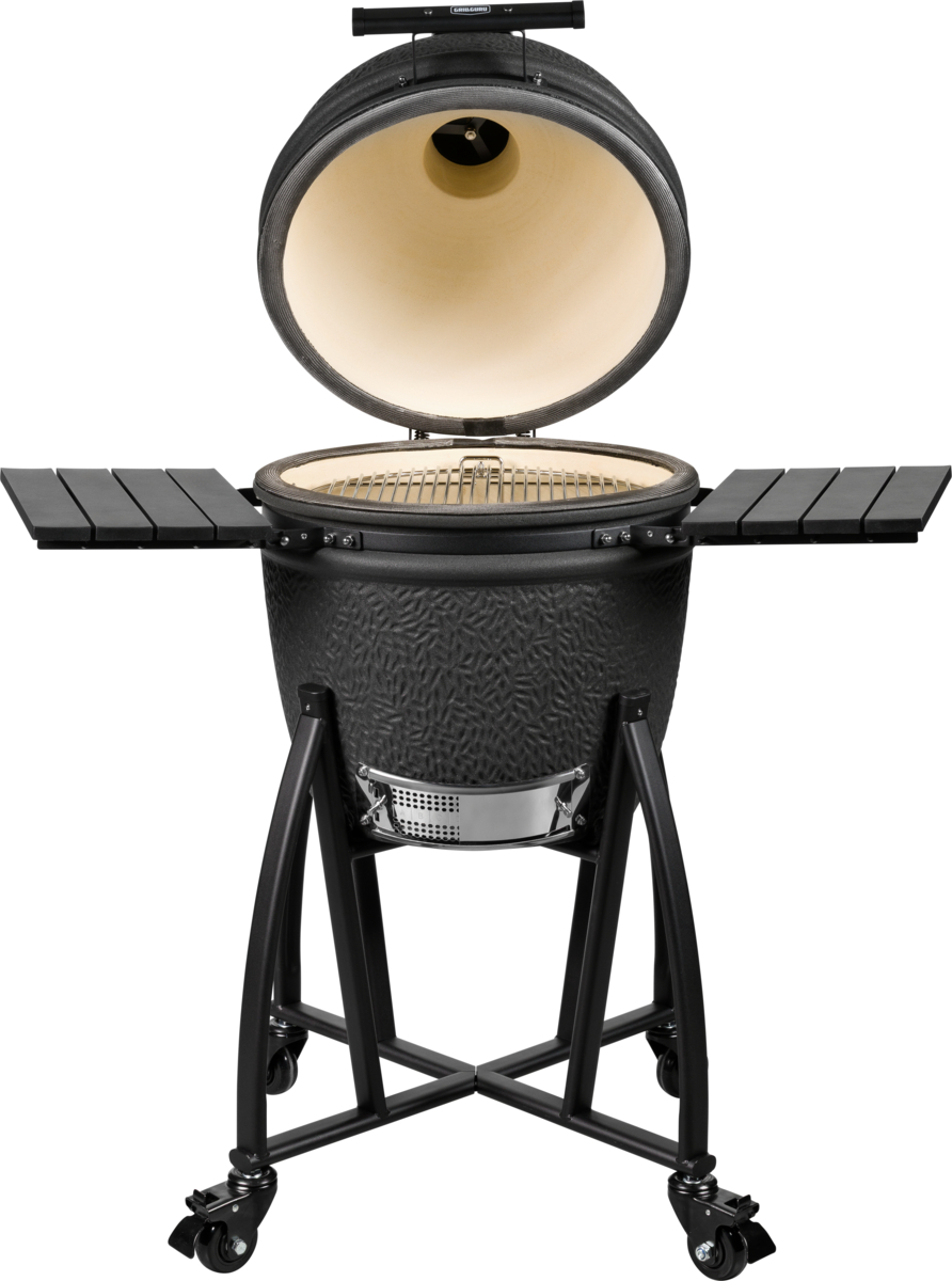 grill guru prime matt black medium – keramische kamado bbq Ø40 cm