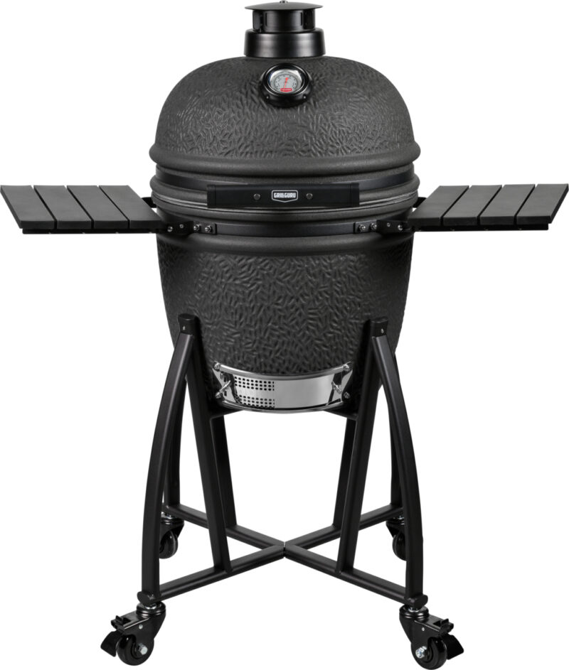 grill guru prime matt black medium – keramische kamado bbq Ø40 cm