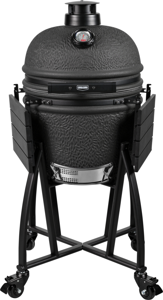 grill guru prime matt black medium – keramische kamado bbq Ø40 cm