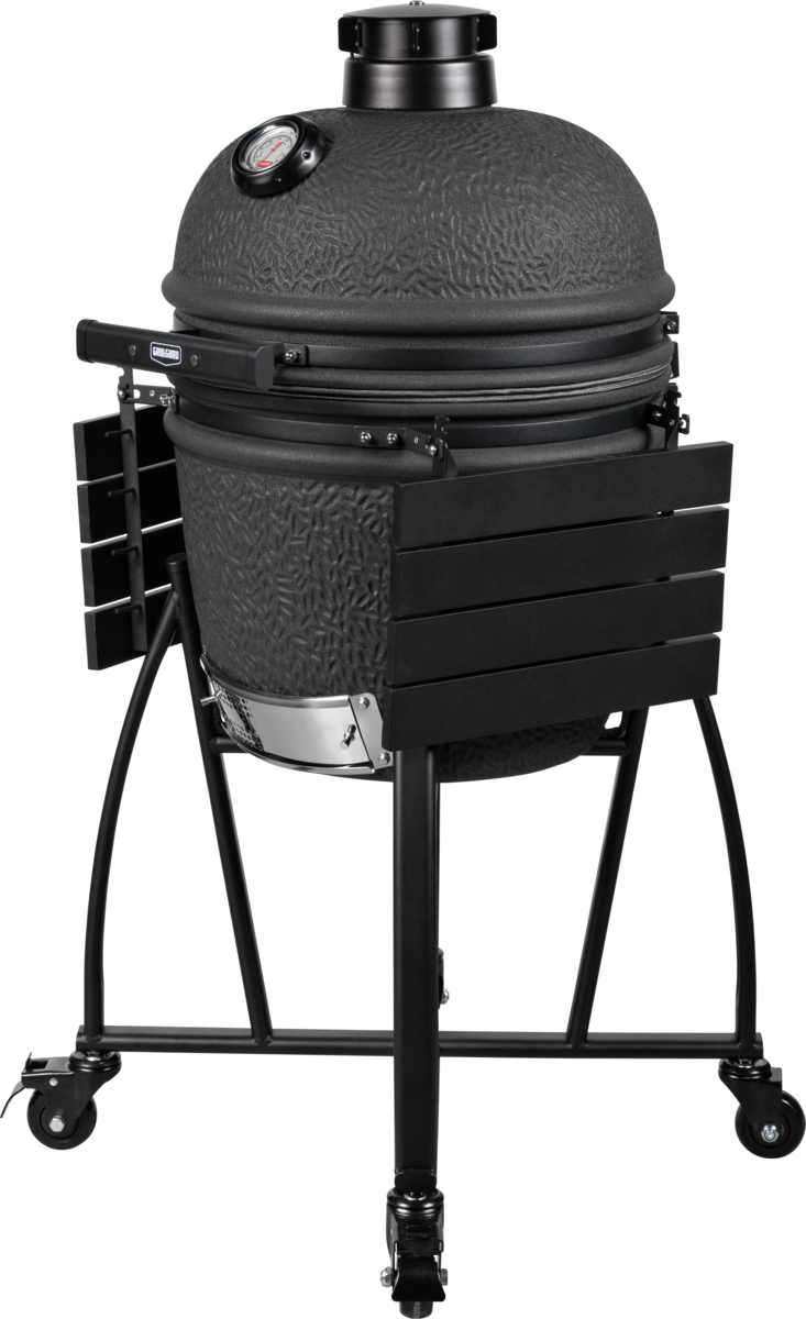 grill guru prime matt black medium – keramische kamado bbq Ø40 cm