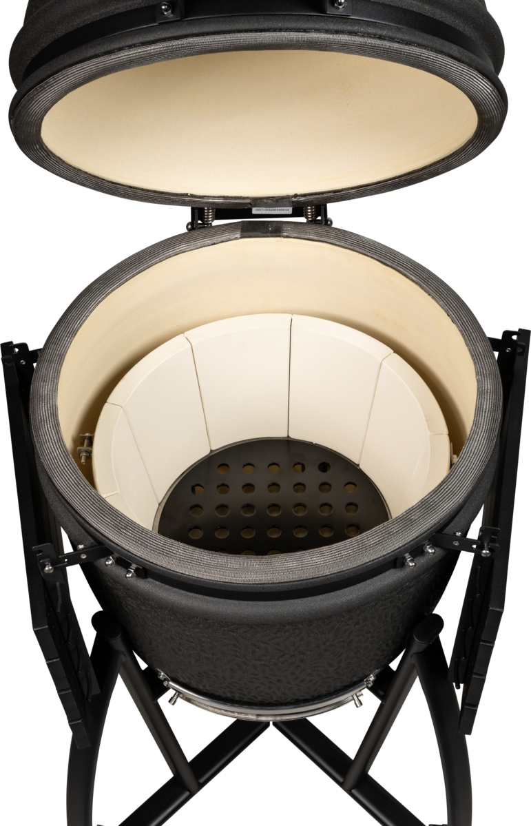 grill guru prime matt black medium – keramische kamado bbq Ø40 cm