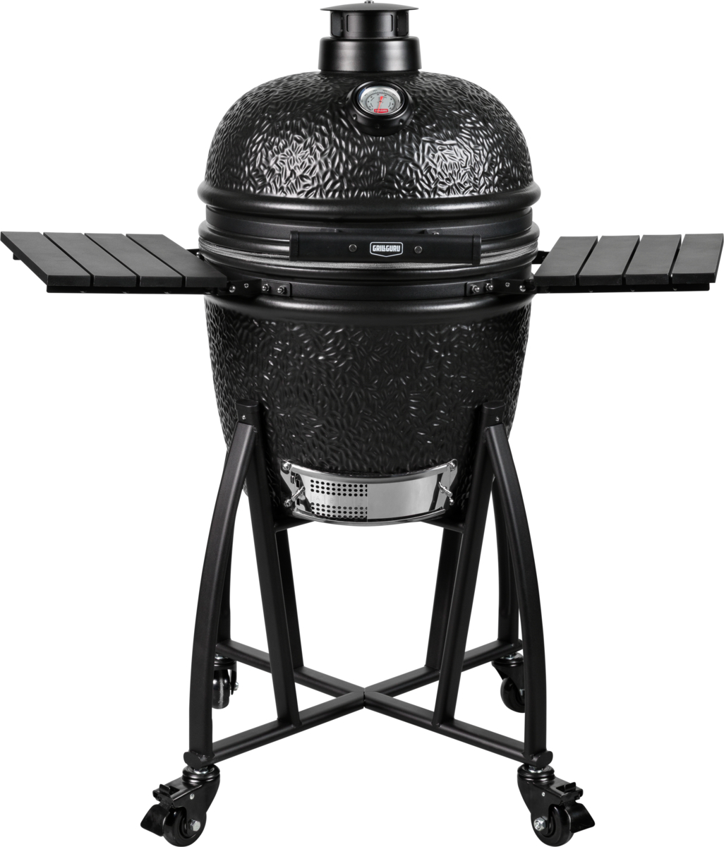 grill guru prime satin black medium – keramische kamado bbq Ø40 cm