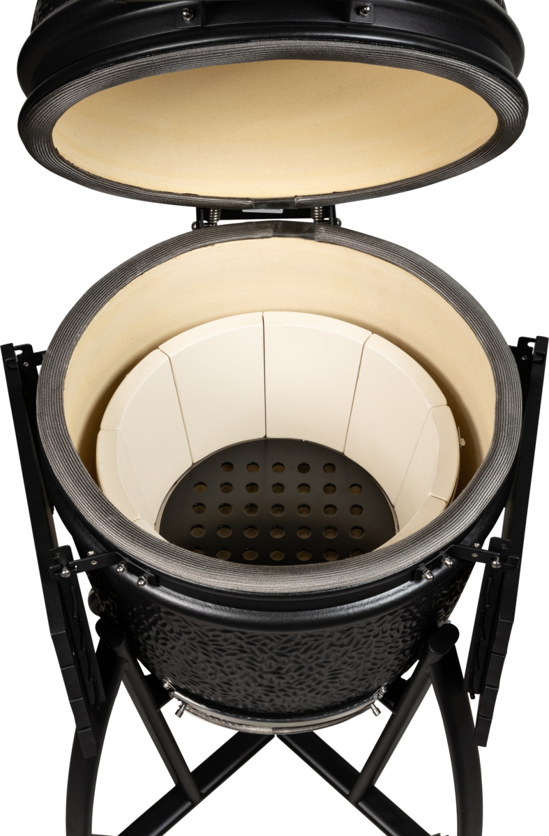 grill guru prime satin black medium – keramische kamado bbq Ø40 cm