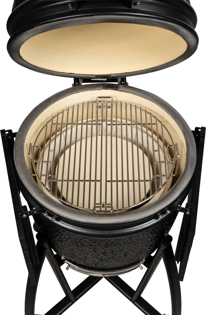 grill guru prime satin black medium – keramische kamado bbq Ø40 cm