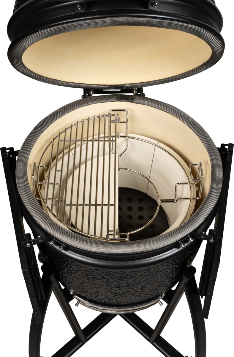 grill guru prime satin black medium – keramische kamado bbq Ø40 cm